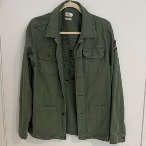Men’s Military Jacket Green - Penny Stock Coast to Coast